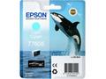 Epson T7605 - 26 ml - světle azurová - originální 