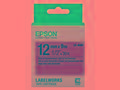 Epson Label Cartridge Fluorescent LK-4GBF Black, G