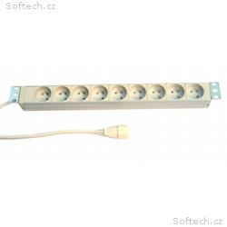 PDU 7x230V, 1U, 19", 1x16A IEC320 C20