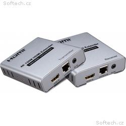 PremiumCord 4K HDMI extender na 120m přes CAT5, 6