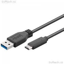 Kabel USB 3.1 konektor C, male - USB 3.0 A, male, 