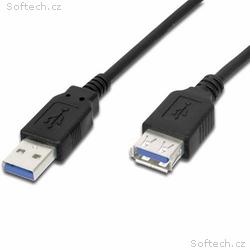 PremiumCord prodlužovací kabel USB 3.0, 5Gbps A-A,