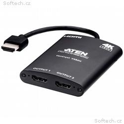 ATEN 2 port HDMI 2.0 splitter 1-2 True 4K@60Hz, HD