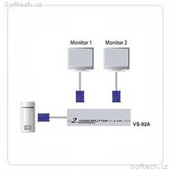 ATEN Video rozbočovač 1PC - 2VGA 350MHz