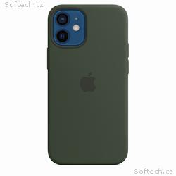 iPhone 12 mini Silicone Case with MagSafe Green, S