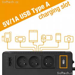 FSP UPS ECO 800 FR, 800 VA, 480 W, USB, RJ45, line