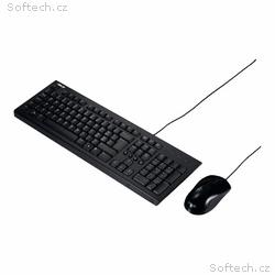 ASUS U2000 KEYBOARD+ MOUSE, BK, CZ