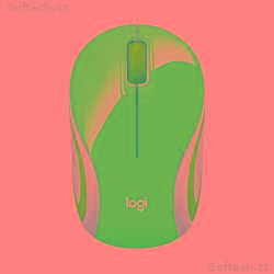 Logitech Mini M187, Cestovní, Optická, 1 000 DPI, 