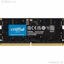 Crucial, SO-DIMM DDR5, 16GB, 4800MHz, CL40, 1x16GB