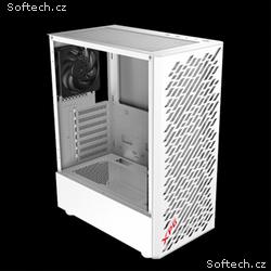 Adata XPG VALOR AIR, Midi Tower, Transpar., Bílá
