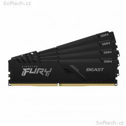 Kingston FURY Beast, DDR4, 64GB, 3200MHz, CL16, 4x