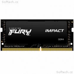 Kingston FURY Impact, SO-DIMM DDR4, 16GB, 3200MHz,