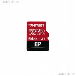 Patriot V30 A1, micro SDXC, 64GB, 100MBps, UHS-I U