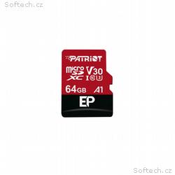 Patriot V30 A1, micro SDXC, 64GB, UHS-I U3, Class 