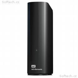 WD Elements Desktop, 12TB, HDD, Externí, 3.5", Čer