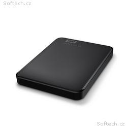 WD Elements Portable, 1TB, HDD, Externí, 2.5", Čer