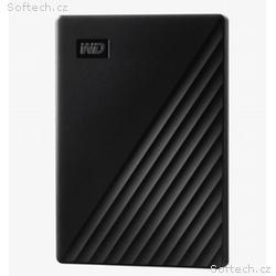 WD My Passport, 1TB, HDD, Externí, 2.5", Černá, 3R