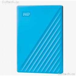 WD My Passport, 2TB, HDD, Externí, 2.5", Modrá, 3R