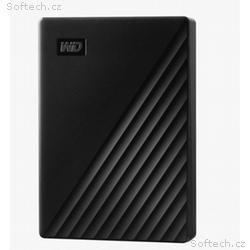 WD My Passport, 4TB, HDD, Externí, 2.5", Černá, 3R