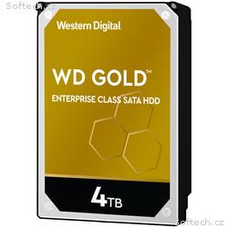 WD Gold, 4TB, HDD, 3.5", SATA, 7200 RPM, 5R