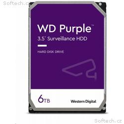 WD Purple, 6TB, HDD, 3.5", SATA, 5400 RPM, 3R