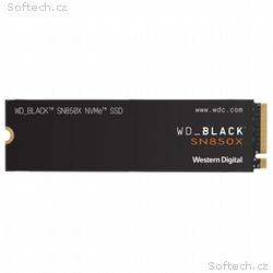 WD Black SN850X, 2TB, SSD, M.2 NVMe, Černá, 5R