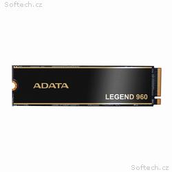 ADATA LEGEND 960, 2TB, SSD, M.2 NVMe, Černá, Heats