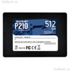 PATRIOT P210, 512GB, SSD, 2.5", SATA, 3R