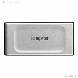 Kingston XS2000, 2TB, SSD, Externí, Stříbrná, 3R
