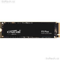 Crucial P3 Plus, 4TB, SSD, M.2 NVMe, Černá, 5R