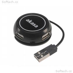 AKASA USB hub 2.0 Connect4C 4-IN-1