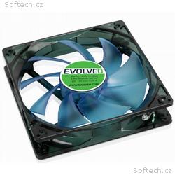 EVOLVEO 12L1BL ventilátor 120mm, 4 LED modrý, 3pin