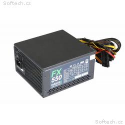 EVOLVEO FX 550, 550W, ATX, 80PLUS 230V EU, Bulk