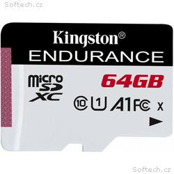 Kingston Endurance, micro SDXC, 64GB, UHS-I U1, Cl