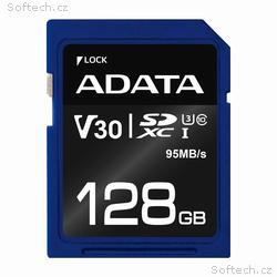 ADATA V30S, SDXC, 128GB, UHS-I U3, Class 10