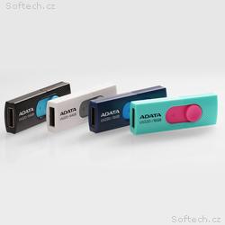 ADATA UV220, 64GB, USB 2.0, USB-A, Bílá