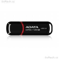 ADATA UV150, 128GB, 40MBps, USB 3.0, USB-A, Černá