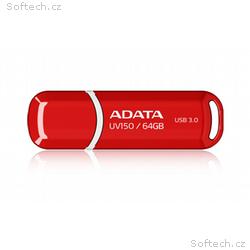 ADATA UV150, 64GB, USB 3.2, USB-A, Červená