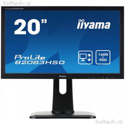 20" LCD iiyama ProLite B2083HSD-B1 - 5ms, 250cd, m