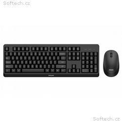 Philips klávesnice + myš SPT6307BL- bezdrátová US