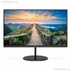 AOC, Q27V4EA, 27", IPS, QHD, 75Hz, 4ms, Black, 3R