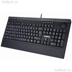Crono KC2111, Drátová USB, CZ-SK layout, Černá