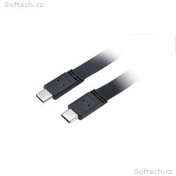 AKASA - USB 3.1 typ C na typ C kabel - 1 m slim