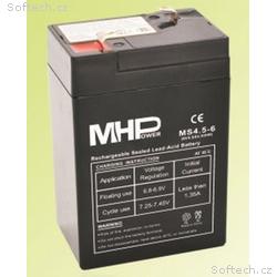 Pb akumulátor MHPower VRLA AGM 6V, 4,5Ah (MS4.5-6)
