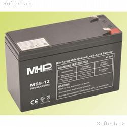 Pb akumulátor MHPower VRLA AGM 12V, 9Ah (MS9-12)