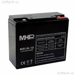 Pb akumulátor MHPower VRLA AGM 12V, 18Ah (MS18-12)