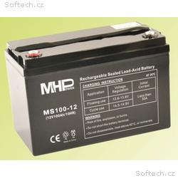 Pb akumulátor MHPower VRLA AGM 12V, 100Ah (MS100-1