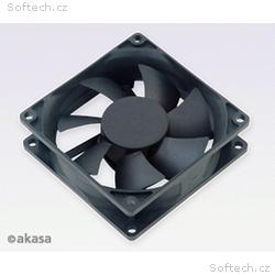 přídavný ventilátor Akasa 80x80x25 black OEM L