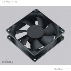 přídavný ventilátor Akasa 80x80x25 black OEM H