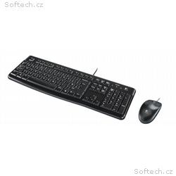 set Logitech Desktop MK120, drátový, USB, US